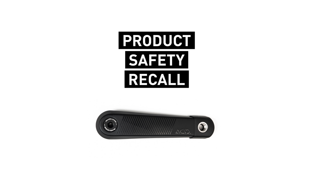 PRODUCTVEILIGHEIDSRECALL – 2026 ACID CARBON HYBRID CRANKARMEN