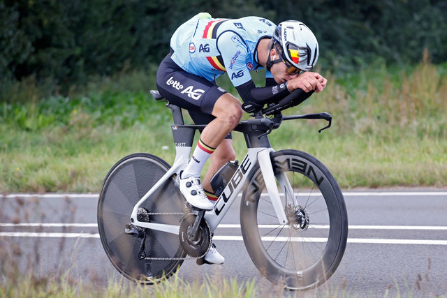 CUBE racefiets banden in actie