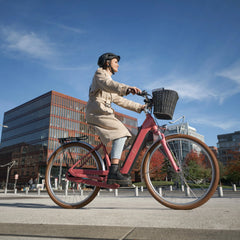 CUBE fiets met stadsfiets banden