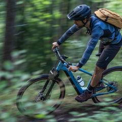 CUBE full suspension mtb op de trail