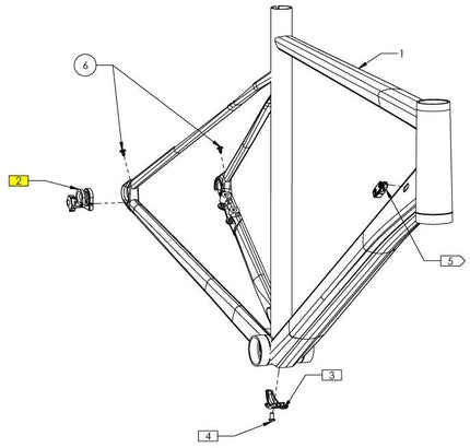 CUBE MECH HANGER AERIUM/AGREE/ATTAIN/AXIAL/CROSS RACE