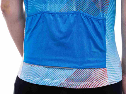 CUBE TEAMLINE JERSEY CMPT S/S WHITE/BLUE/RED