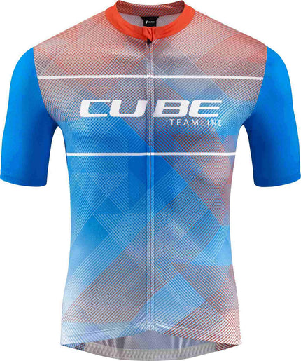 CUBE TEAMLINE JERSEY CMPT S/S WHITE/BLUE/RED