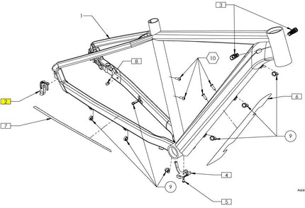 CUBE Mech Hanger 10148 Black