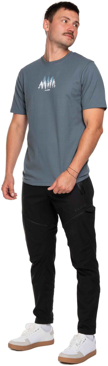 CUBE ORGANIC T-SHIRT FOREST BLUE