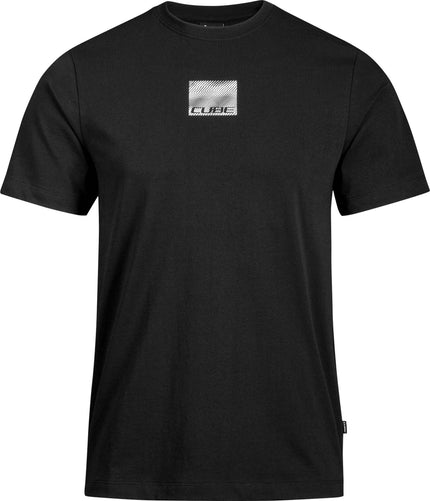 CUBE ORGANIC T-SHIRT GRID BLACK