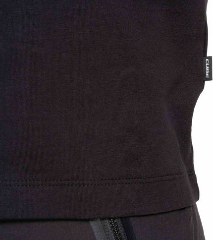 CUBE ORGANIC T-SHIRT GRID BLACK