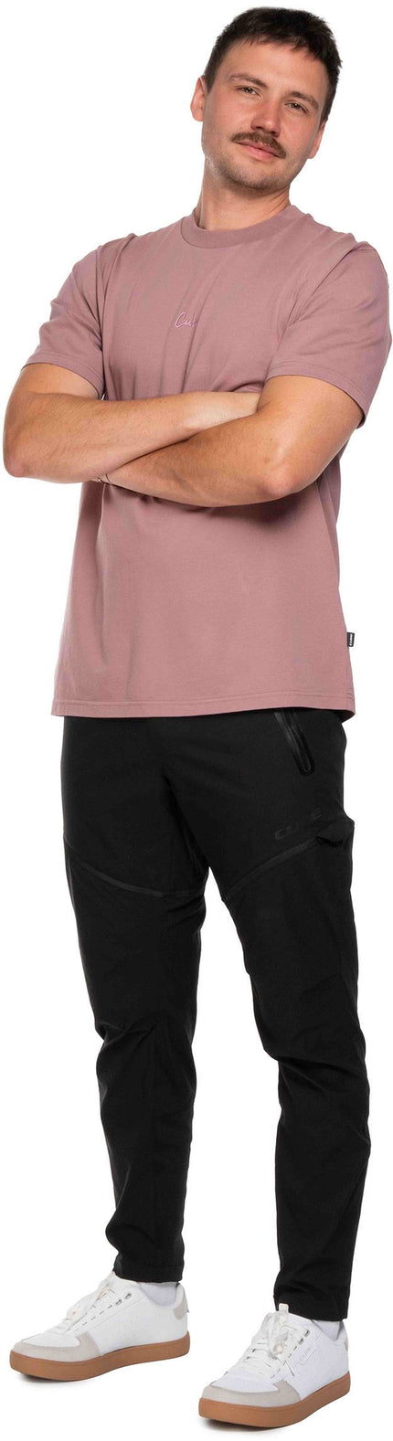 CUBE ORGANIC T-SHIRT SCRIPT GTY FIT LAVENDER