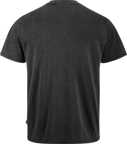 CUBE ORGANIC T-SHIRT SCRIPT GTY FIT WASHED GREY