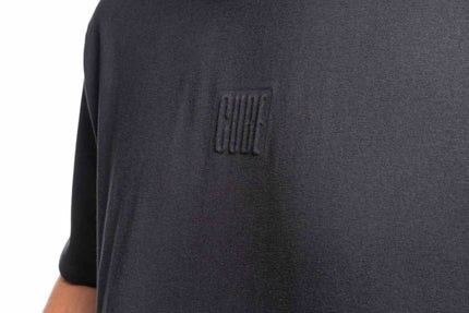 CUBE ORGANIC T-SHIRT EMBOSSED GTY FIT BLACK