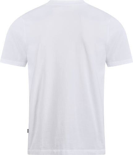 CUBE ORGANIC T-SHIRT EMBOSSED GTY FIT WHITE