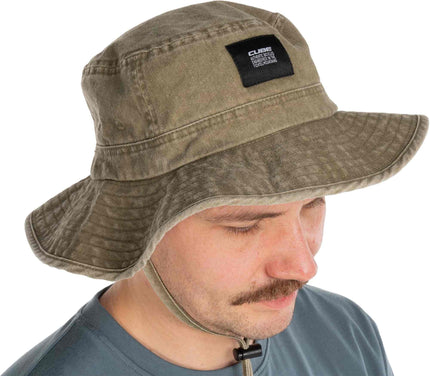 CUBE TRAIL BUILDER HAT WASHED OLIVE