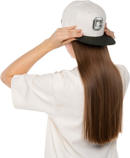 CUBE CAP THE EMBOSSED C BEIGE/OLIVE