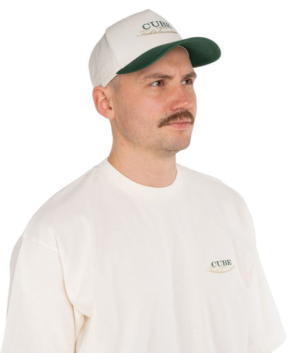 CUBE CLUB CAP CREME/GREEN