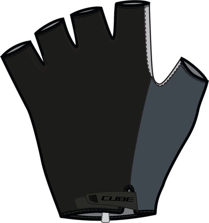 CUBE GLOVES ROOKIE RACE SHORT FINGER BLACK