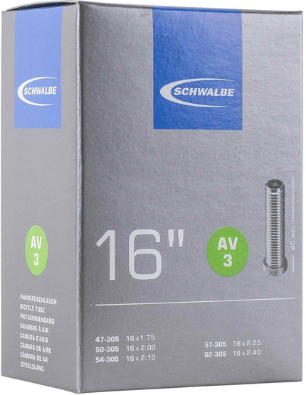 Schwalbe Inner Tube Av3 16 Inch 47/62-305 40Mm