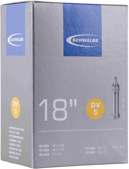 SCHWALBE INNER TUBE DV5 32/47-355/400 32MM