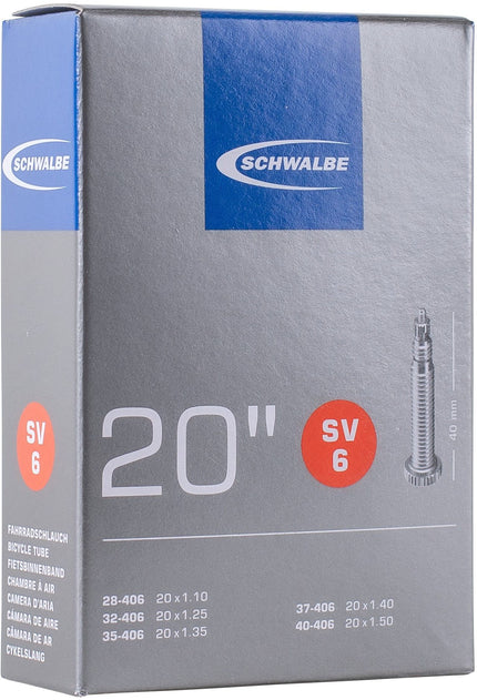 SCHWALBE INNER TUBE SV6 28/40-406 40MM 