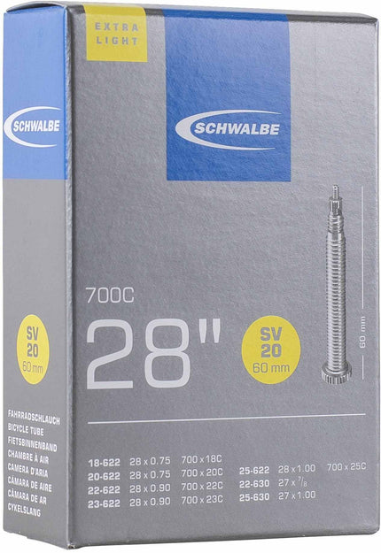 Schwalbe Inner Tube Sv20 Xlight 700C 60Mm