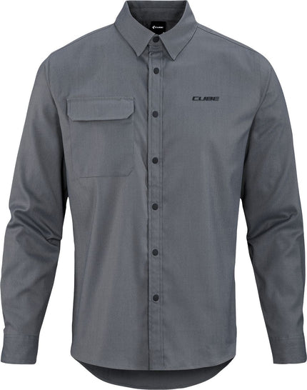 Cube Vertex Shirt L/S Grey