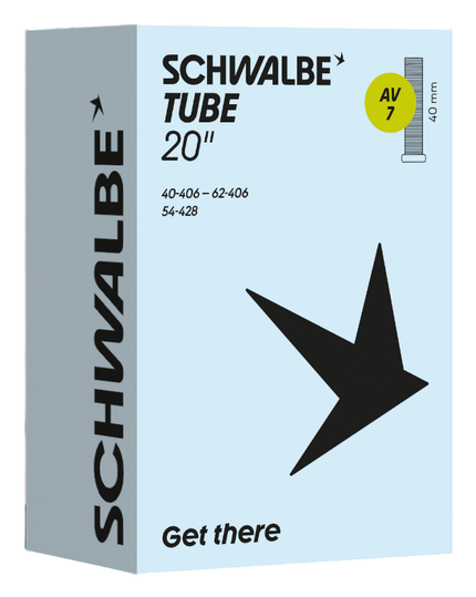 Schwalbe Inner Tube Av7 20 Inch 40/62-406 40Mm