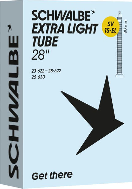 SCHWALBE INNER TUBE SV15-EL EXTRA LIGHT 700C 80MM