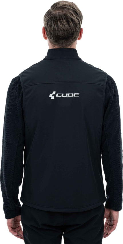 CUBE WORK SOFTSHELL GILET BLACK