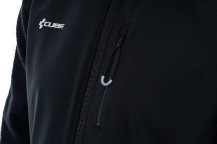 CUBE WORK SOFTSHELL GILET BLACK