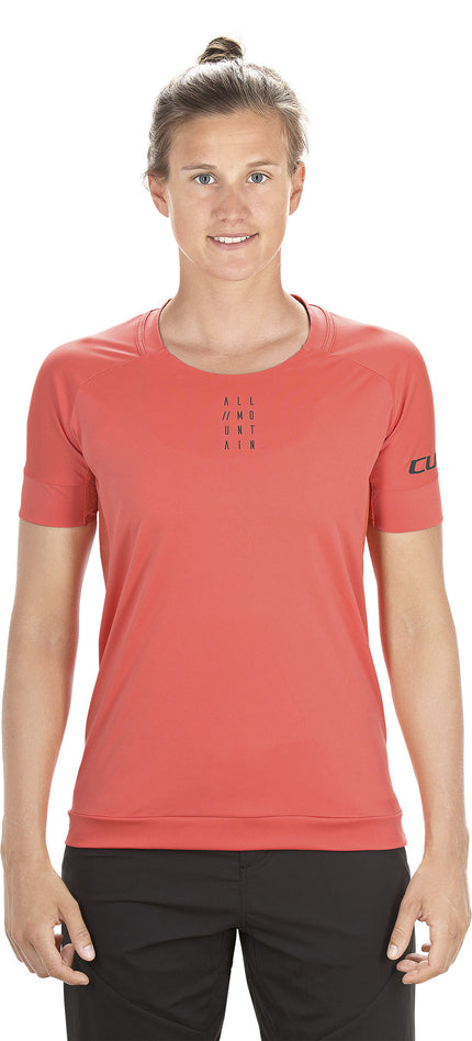 CUBE Am WS Round-Neck Jersey S/S Coral