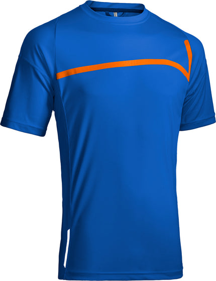CUBE Motion Round-Neck Jersey S/S Blue/Orange