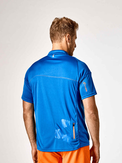 CUBE Motion Round-Neck Jersey S/S Blue/Orange