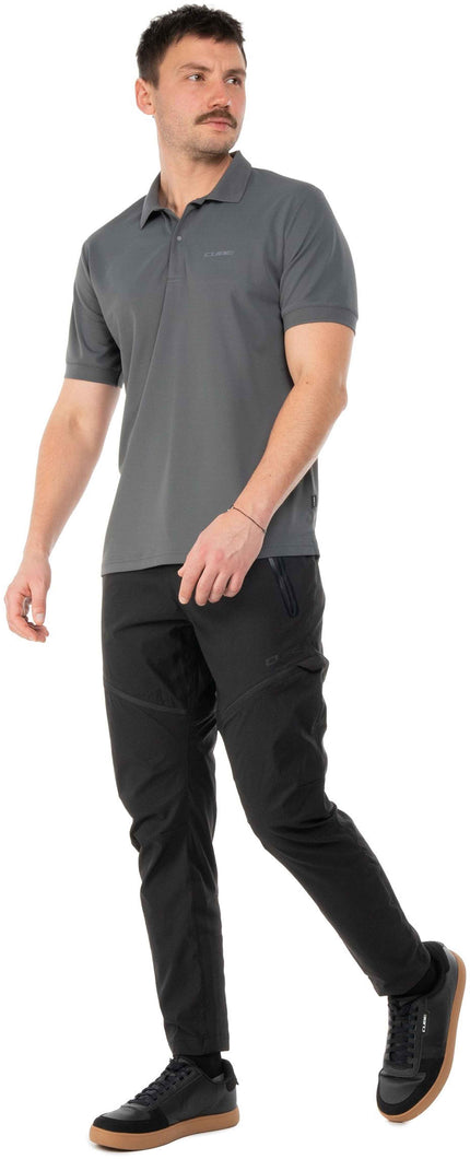 CUBE TECH POLO SHIRT DARK GREY