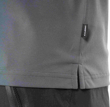 CUBE TECH POLO SHIRT DARK GREY