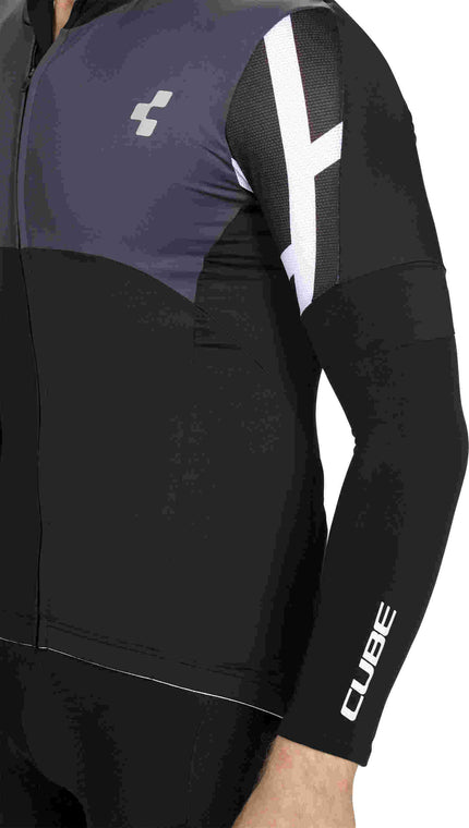 CUBE Blackline Arm Warmers Black
