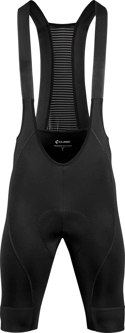 CUBE ROAD/XC BIB SHORT COMPRESSION BLACK