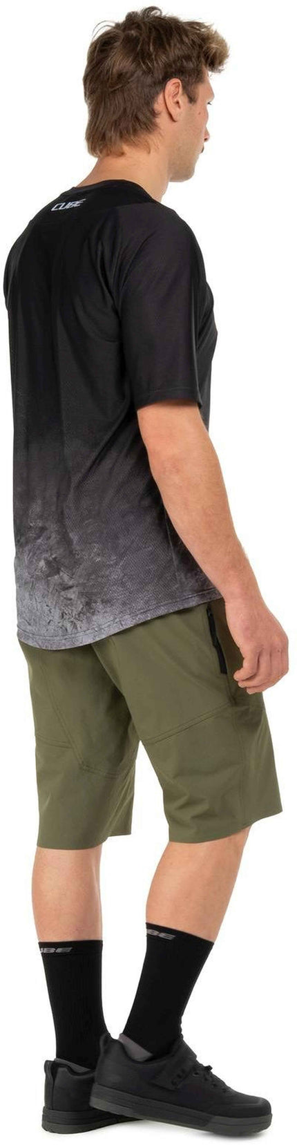 CUBE MTB ENDURO SHORT TM REED GREEN