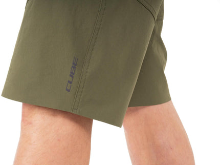 CUBE MTB ENDURO SHORT TM REED GREEN