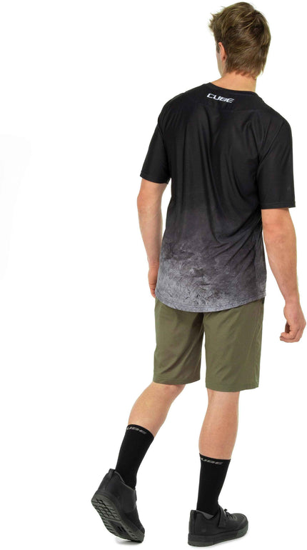 CUBE MTB ENDURO SHORT TM REED GREEN