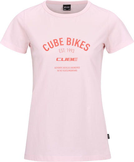CUBE Organic WS T-Shirt Brand Rose