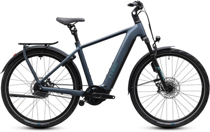 CUBE KATHMANDU HYBRID DELUXE SLX 800 MINERALBLUE/BLUE