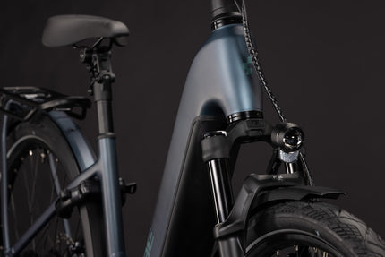 CUBE KATHMANDU HYBRID DELUXE SLX 800 MINERALBLUE/BLUE