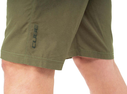 CUBE TRAIL SHORT CMPT TM REED GREEN