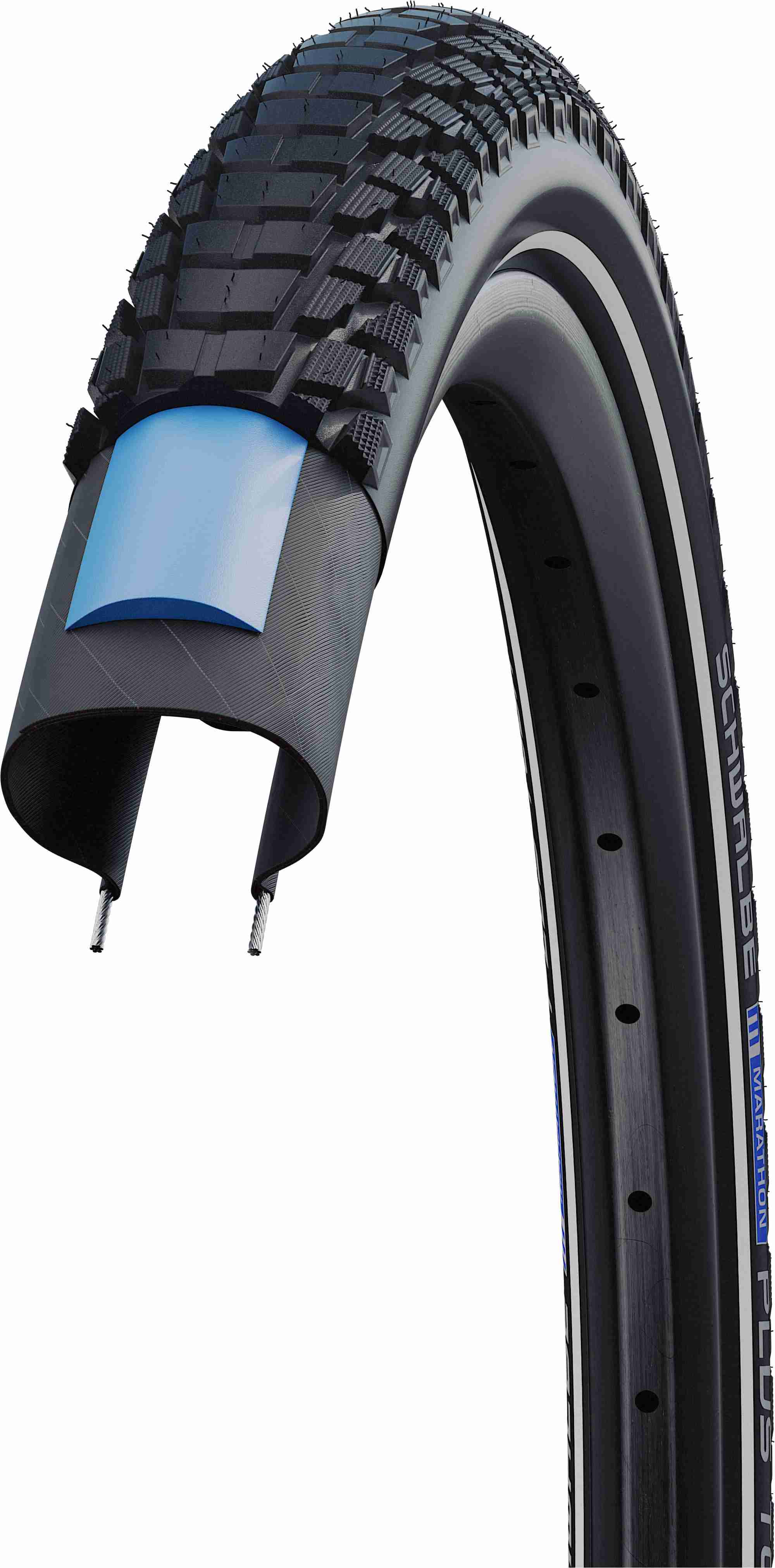 Schwalbe Marathon Plus Tour 28 (42-622) 2 Stück, Fahrradreifen Set für Schwalbe Marathon Plus Tour 28 (42-622) 2 Stück, Fahrradreifen Set für