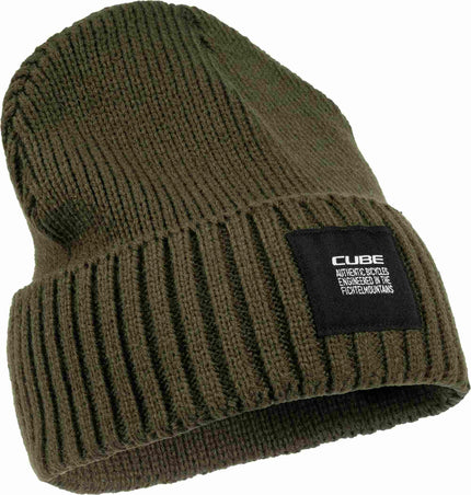 CUBE BEANIE OLIVE ONESIZE