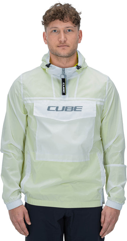 CUBE Pullover Jacket Grey/Neon Yellow
