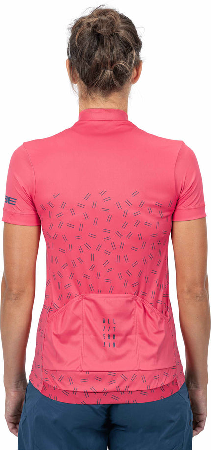 CUBE Atx WS Jersey Full Zip S/S Coral