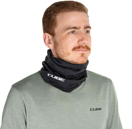 CUBE Functional Bandana Race Be Warm Blk/White