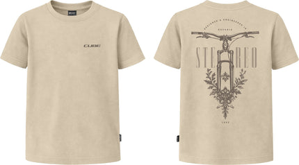 CUBE ORGANIC T-SHIRT BAROQUE ROOKIE SAND