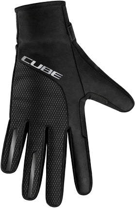 CUBE GLOVES WINTER LONG FINGER BLACK