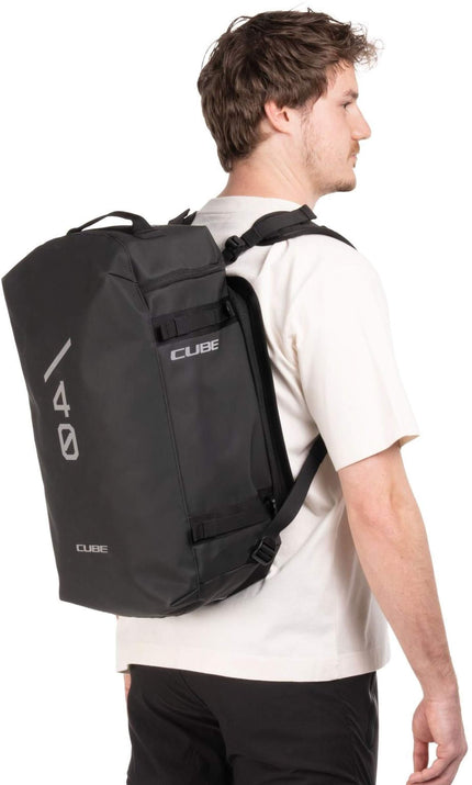 CUBE DUFFLE BAG 40 BLACK